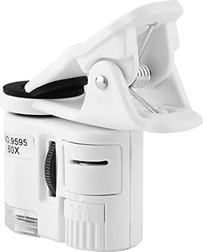 Microscopio Universale per Cellulare 60x con Luce UV e LED 9595W - 1