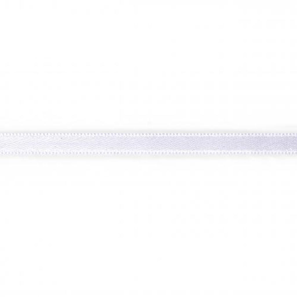 PRYM Satinband, Breite 6 mm, Länge 4 m, weiß