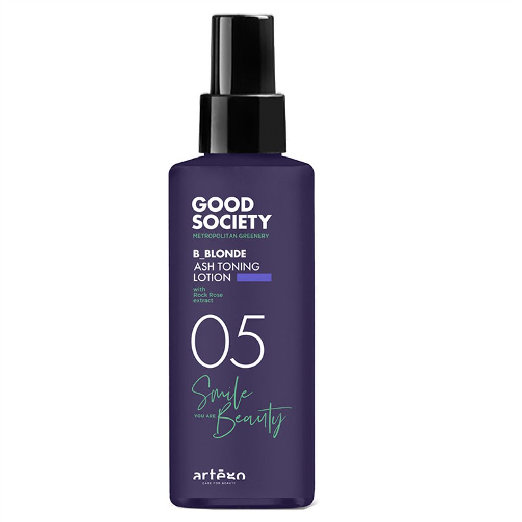 Good Society 05 B Blonde Ash Toning Lotion 150ml Spray for Neutralizing Yellow-Orange Tones