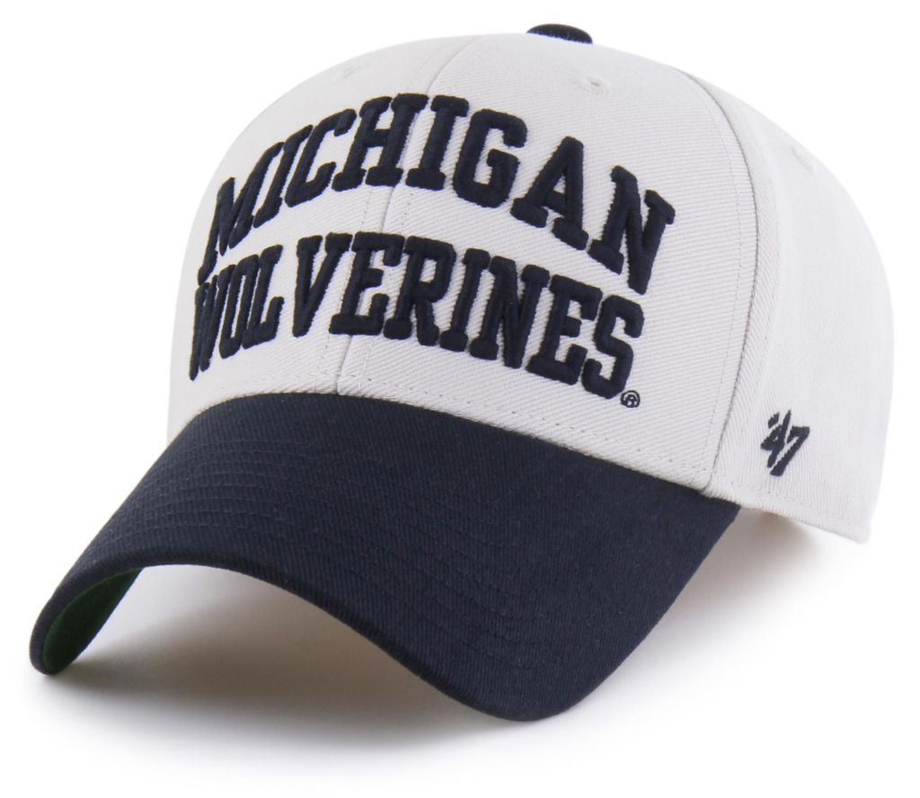 '47 Brand Cap Broke Line MVP Michigan Wolverines Bone Produktbild 