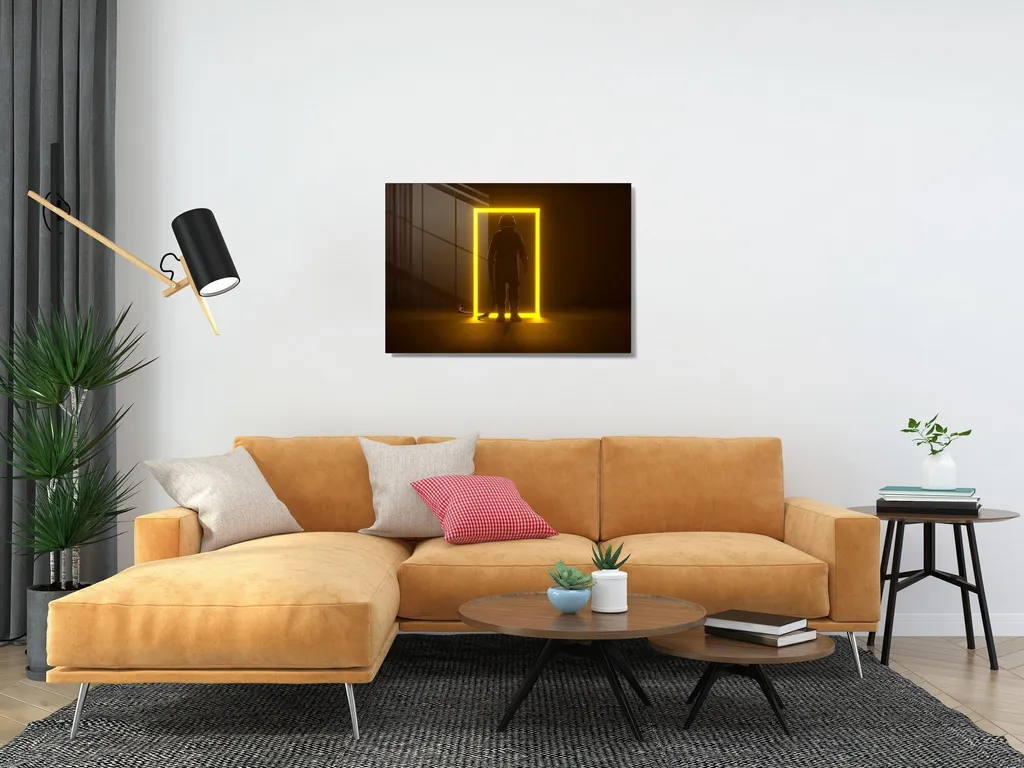 Quadro Decorativo Wallity UV-710 Vetro Temperato Multicolore 45x65