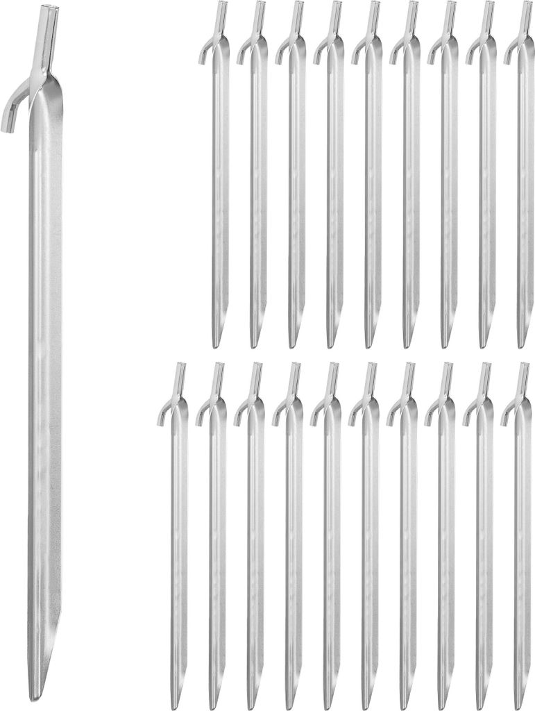 Relaxdays Zeltheringe, 20er Set, Sturmheringe für Zelt, Produktbild 