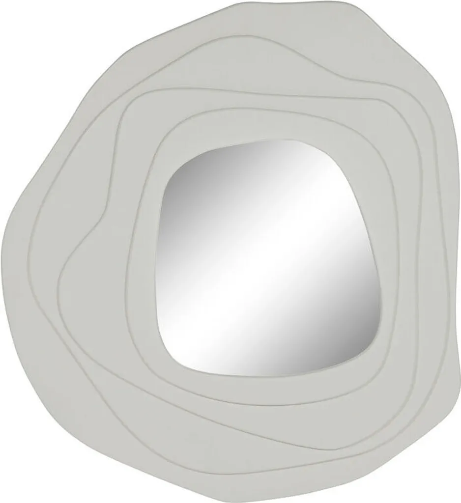 Miroir mural Home ESPRIT blanc 90 x 4 x 97 cm - Décoration murale chic