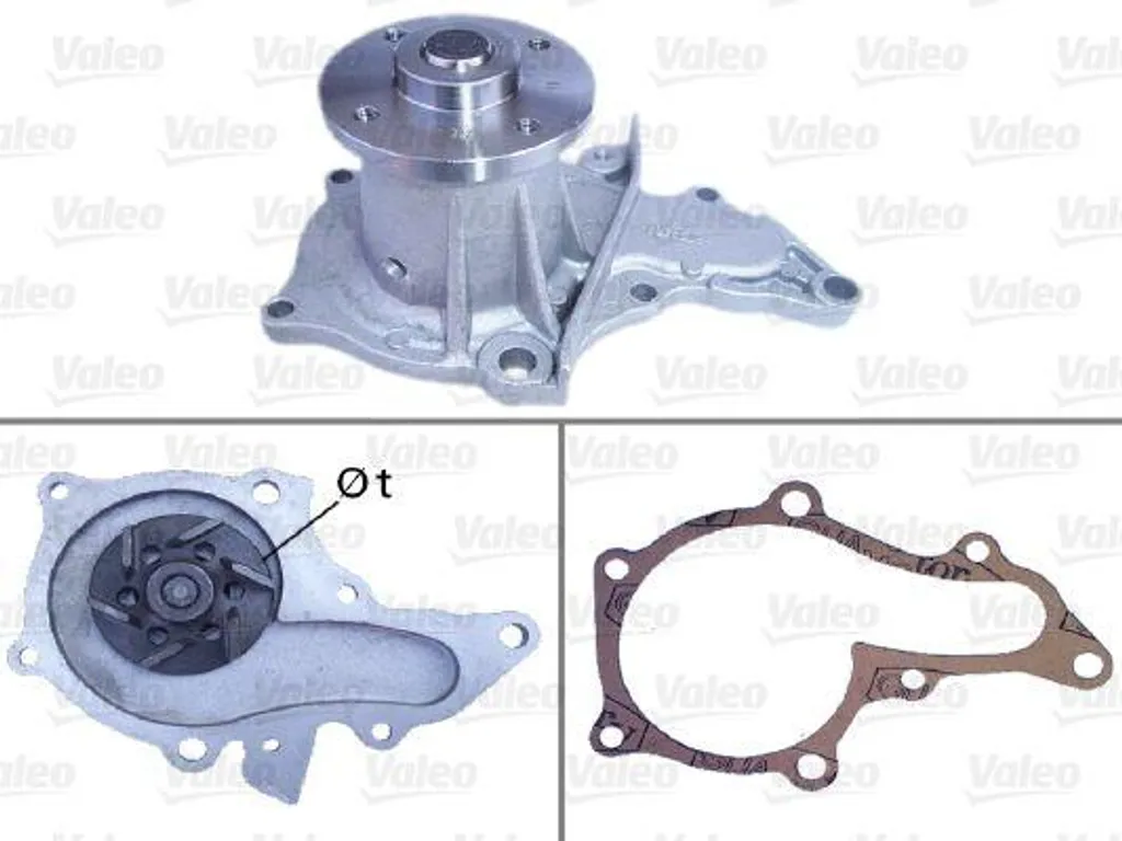 Évitez la surchauffe : Pompe à eau VALEO 506652 pour Toyota Avensis Corolla