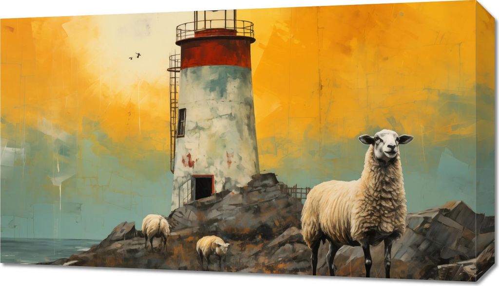 Bild 70x40cm Licht im Gold der Ewigkeit
