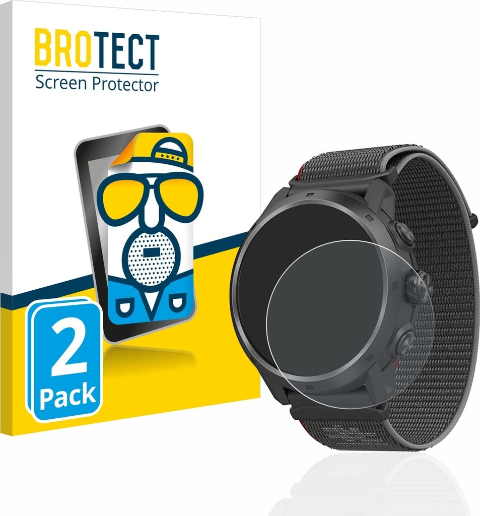 2x BROTECT Schutzfolie für Coros Apex 2 Pro Displayschutz Produktbild 