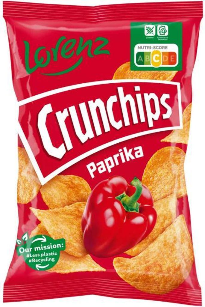 Lorenz Chips Crunchips Paprika (150g Packung) Produktbild 
