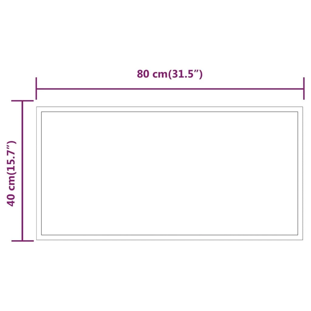 Specchio LED Bagno 80x40cm: Prezzo Outlet e Qualità Premium Garantita - 5