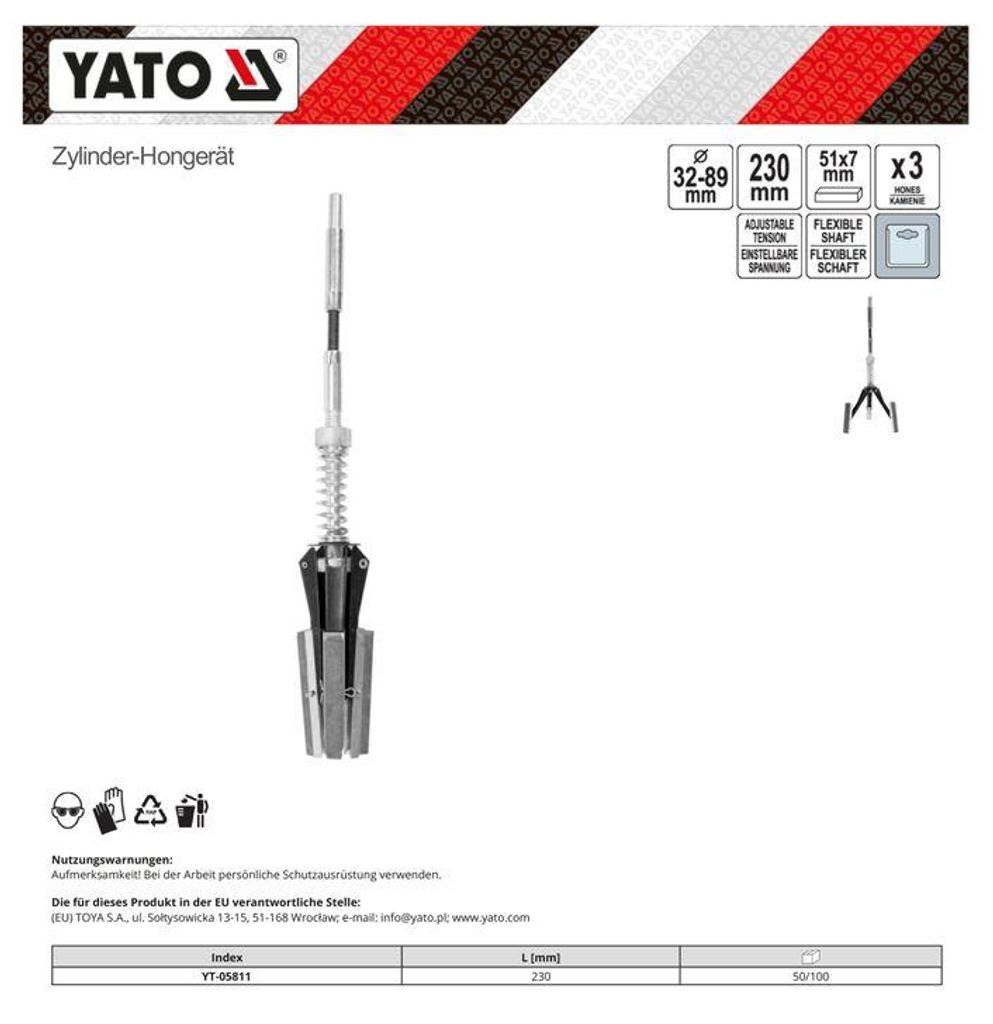 KS Tools Zylinder-Hon-Gerät, ø 32-89mm 150.1190 4042146270905 4042146270905-52 T-406821