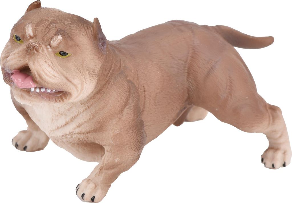 Bulldog-Simulationsmodell Bildungsdekoration Dog Figurine Sammlung ToyPl127-1050