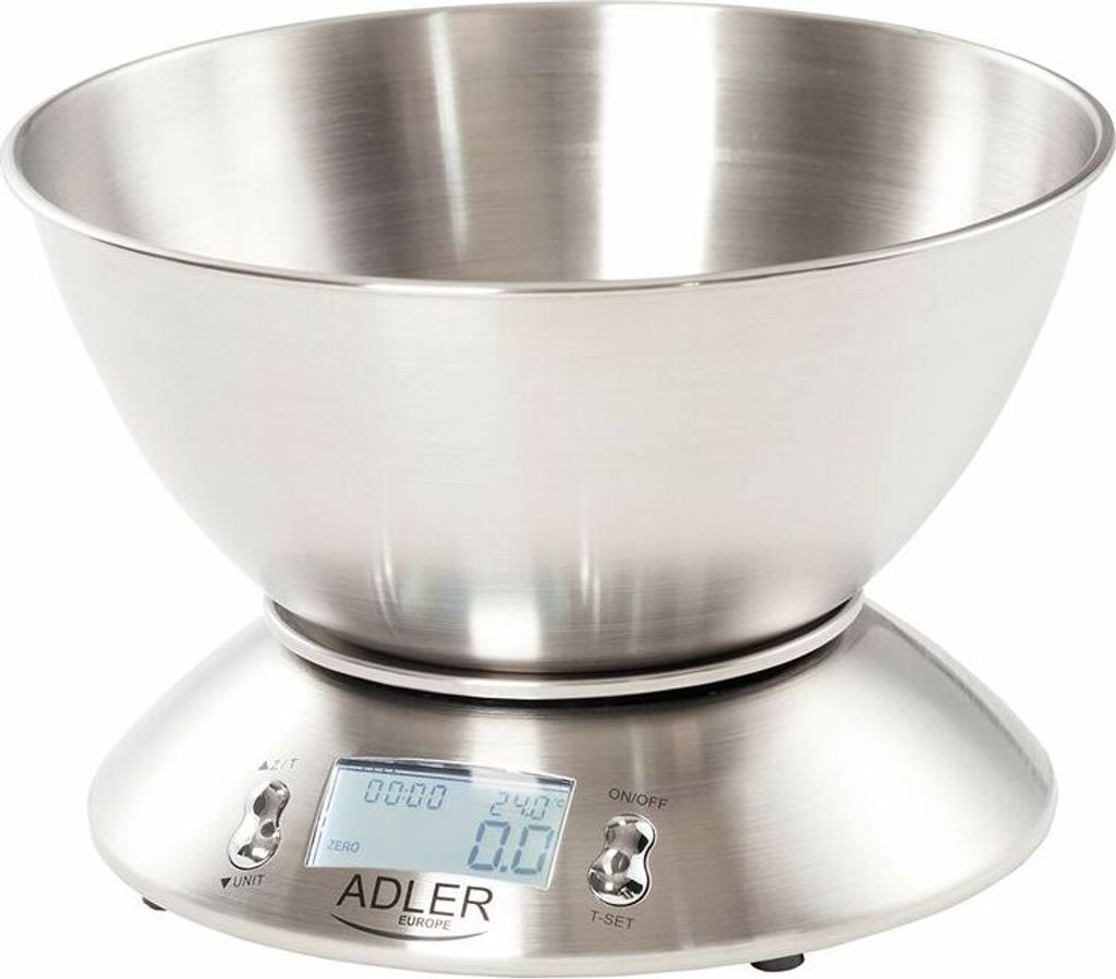 Kuchyňská váha, iTrading, Adler, Inox, AD3134, maximálne 5 Obrázok produktu 