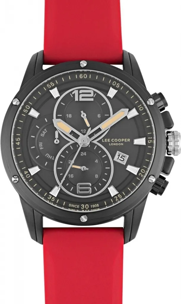 Montre Homme Lee Cooper LC07423.658 Rouge - Design Sportif Elégant