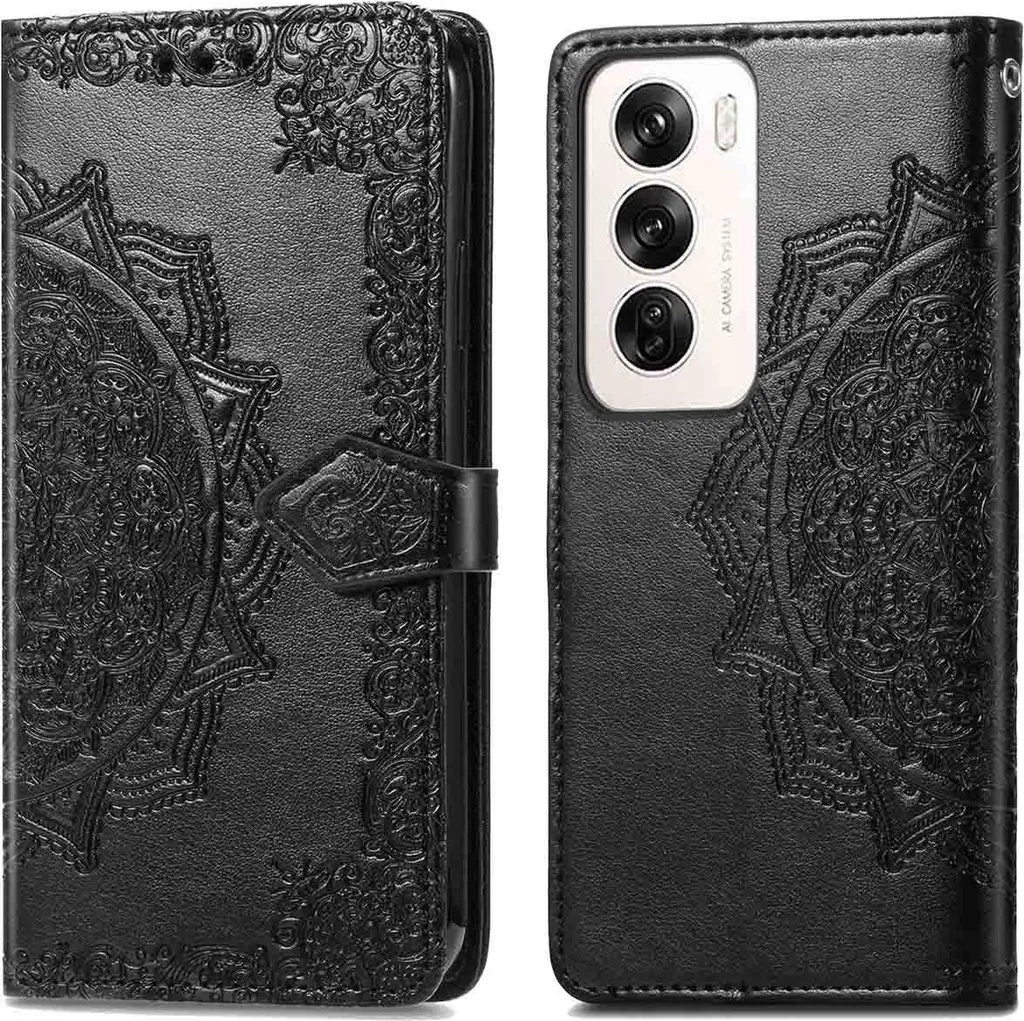 Custodia Mandala Oppo Reno 12 Pro - Cover a Libro Antiurto e Sicura