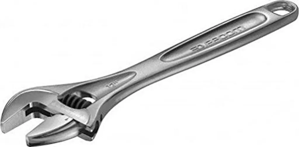 Grande clé à molette réglable chromée 62mm pour outillage professionnel - 4