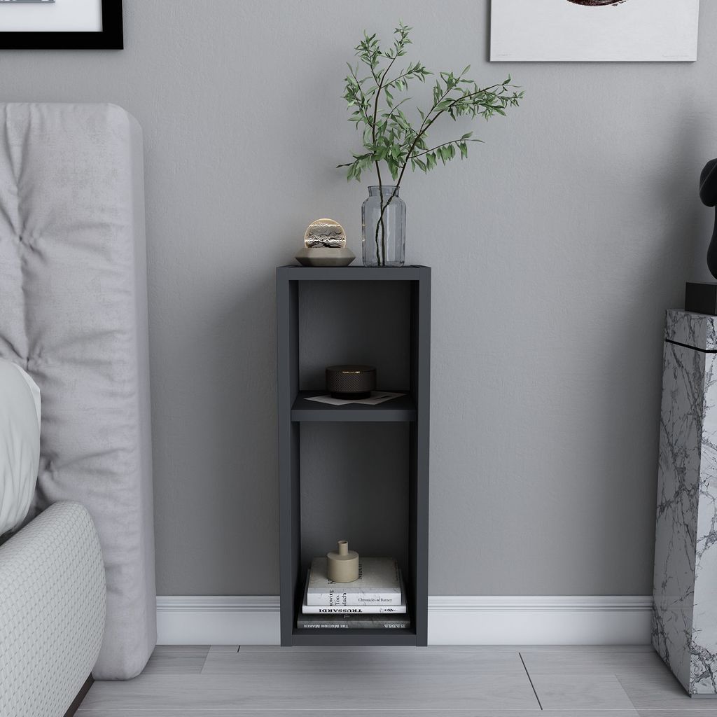 Skye Decor, Sault - Anthracite, Nachttische & -schränke, Produktbild 