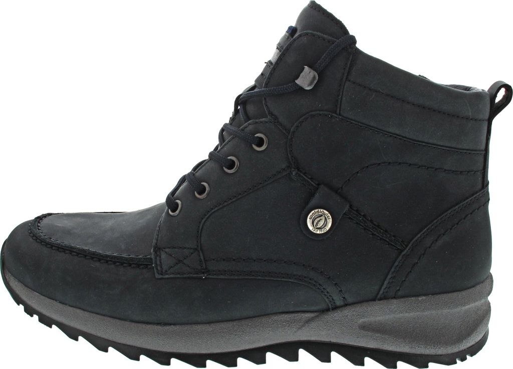 Waldläufer Lichte veterschoenen, zwart Productafbeelding 