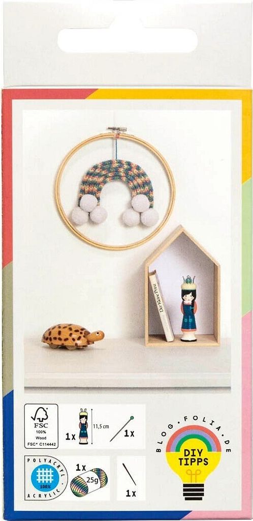 folia Bastelset Strickliesel mehrfarbig Produktbild 8