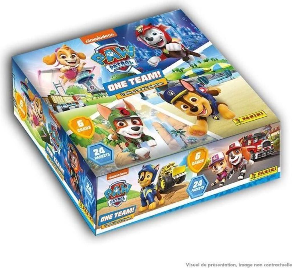 Sammelkarten Pat' Patrouille, 24 Booster Packs, 144 Karten, Panini Kollektion