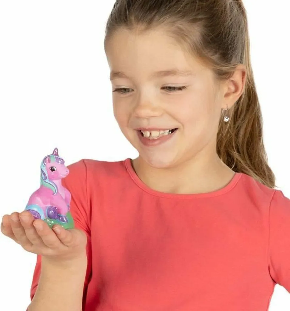 Kit de Dessin SES Creative Unicorn avec Feutres et Modèles Pailletés - 3