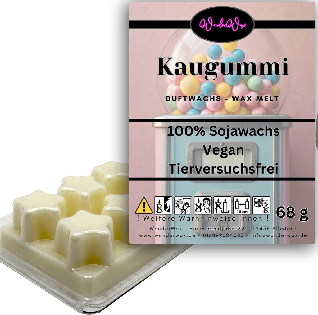 WonderWax Duftwachs Wax Melts für Duftlampe, 6 Sterne Duftmelt Wachsmelt Sojawachs Duftwachs Würfel für Raumdüfte, Wachs Duftöl Winter Indoor ...