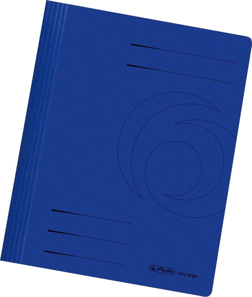 Herlitz 11036969, Folder manila, A4, Karton, Niebieski, 1 Zdjęcie produktu 