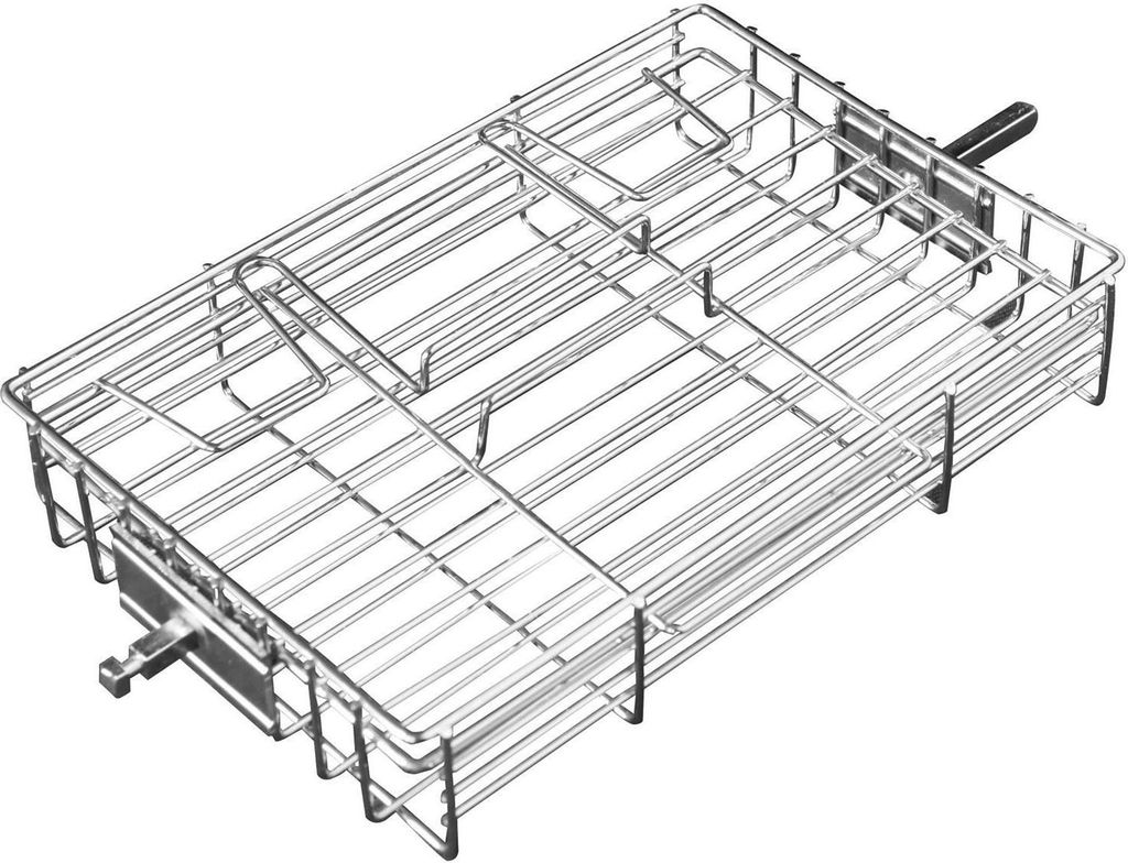 Syntrox Germany Steak-Korb für Heißluftfritteusen AF-1400W-25 / AF-1400W – Edelstahl Grillkorb für perfekte Steaks, Hähnchen & mehr