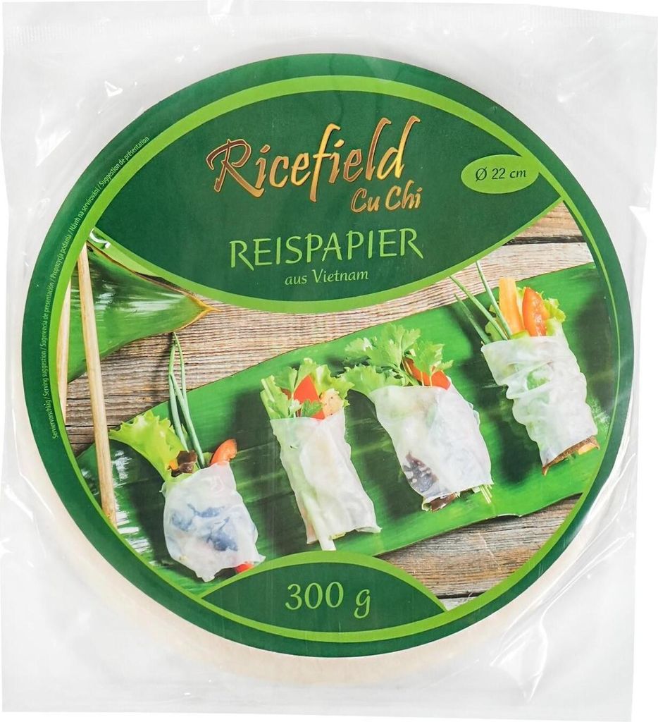 Ricefield Reispapier 22cm 300g Produktbild 