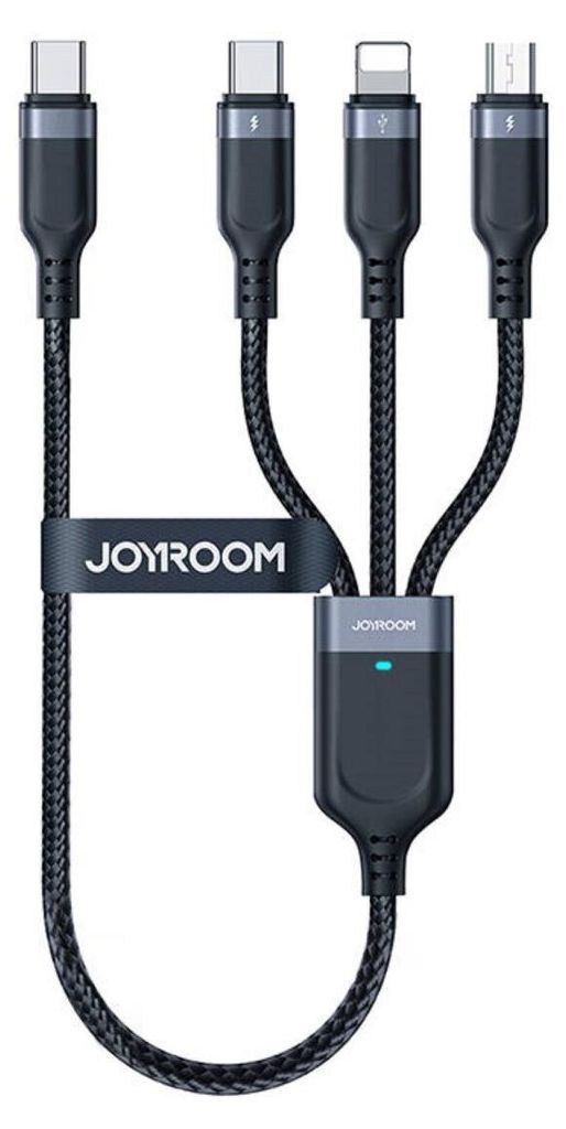 3v1 kábel Joyroom S-A18, USB-A - Lightning, USB-C, micro Obrázok produktu 