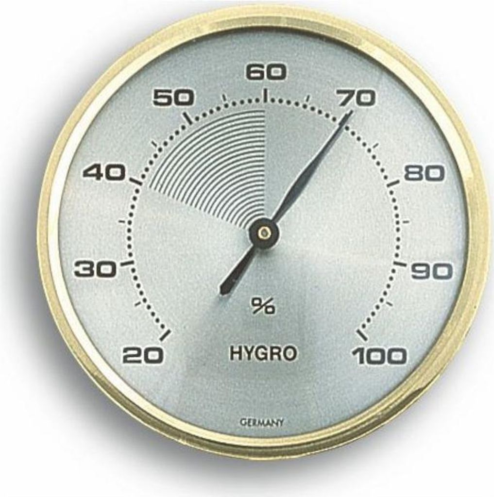 TFA 44.1001 Analoges Hygrometer mit Messingring