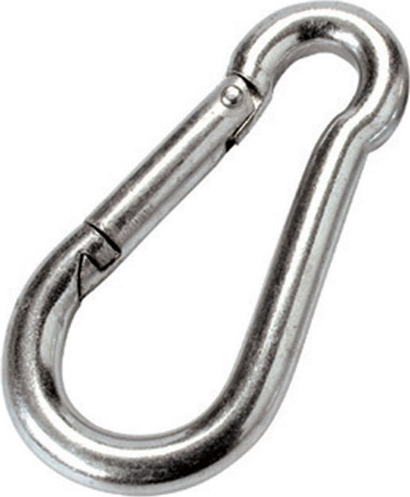 Veto 60802 Karabinerhaken 40 x 4 mm vernickelt