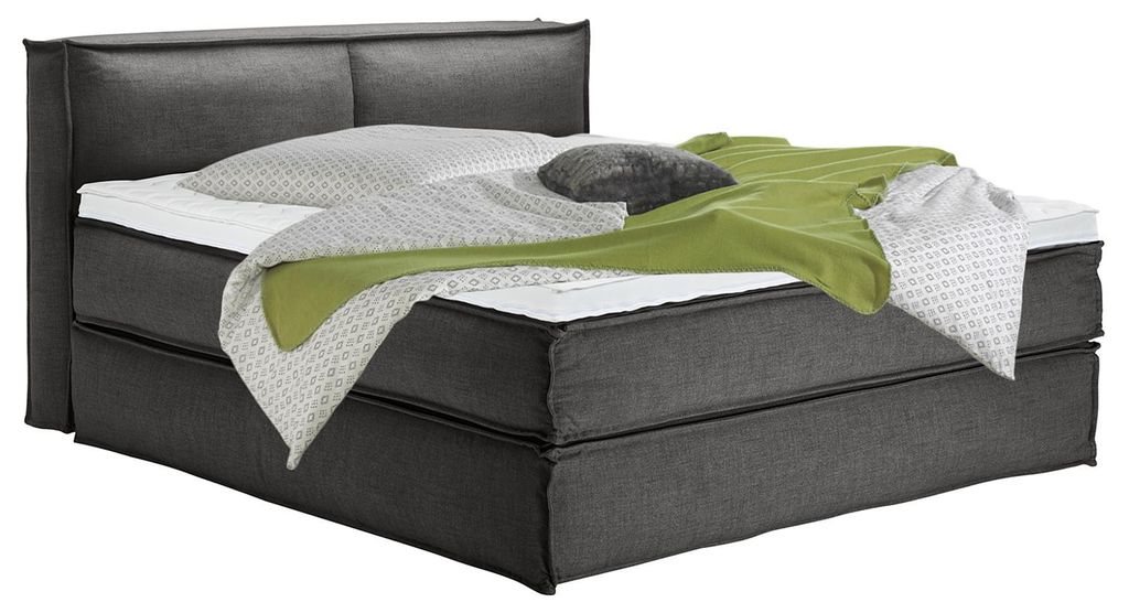 BOXSPRINGBETT mit Kopfteil - Premium