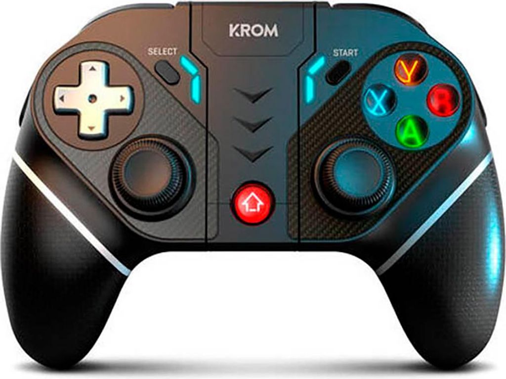 Krom KEXAL, Gamepad, Android, Nintendo Switch, PC, iOS, D-Pad, Home button, Schaltfläche Auswählen, Schaltfläche Start, Analog / Digital, Verkab...