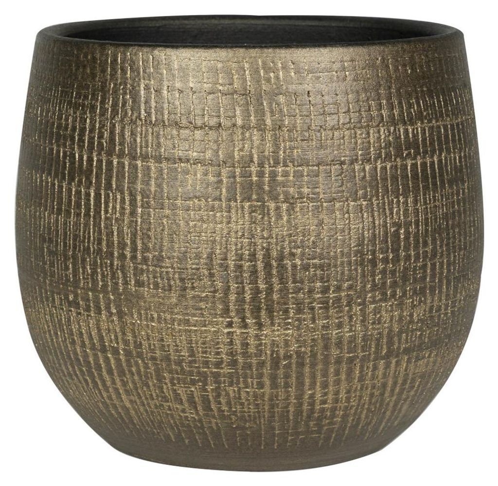 Ter Steege Pflanztopf – modernes Design – goldfarben – 20 x Produktbild 