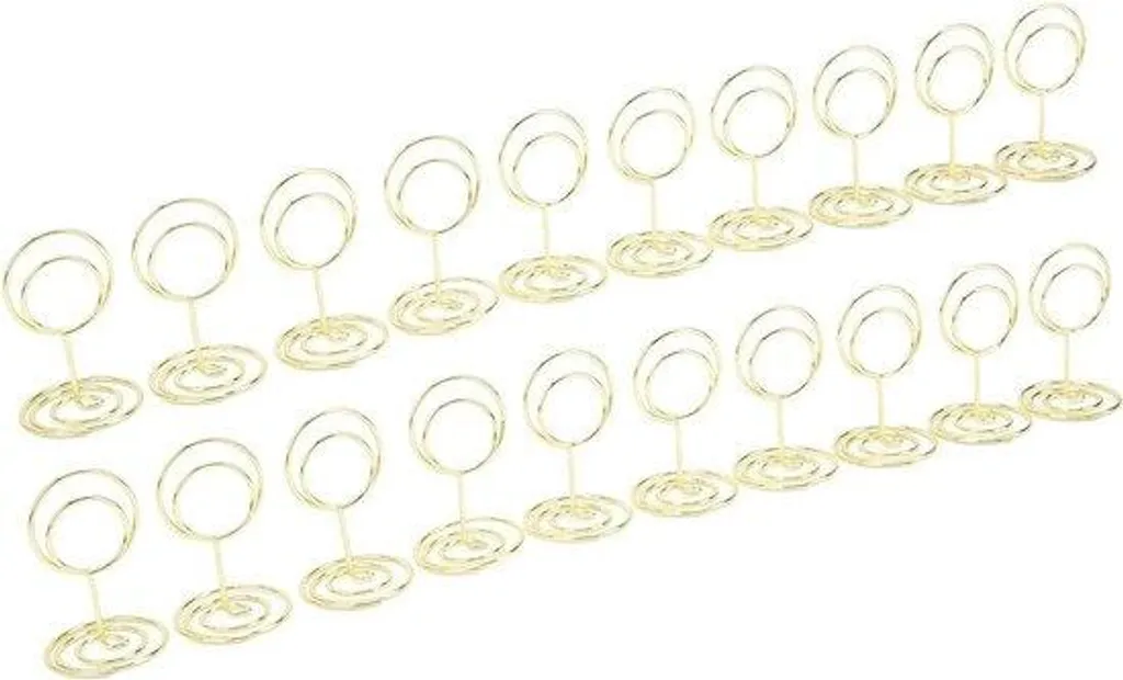 Supports porte-noms ronds lot de 20 en acier stable pour buffet