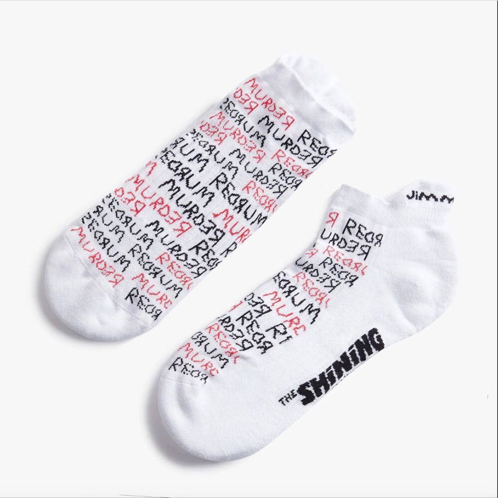 Jimmy Lion Athletic The Shining Redrum Kurze Socken Weiß EU 41-46 Mann Weiß EU 41-46