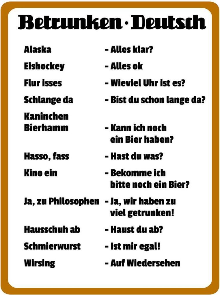 vianmo Holzschild 40x30 cm Alkohol Betrunken Deutsch