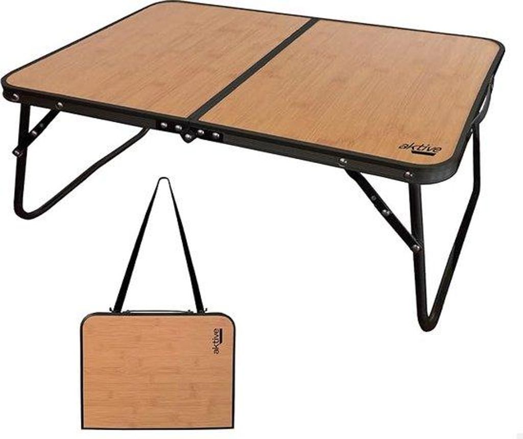 Bambustell, klein, für den Campinggebrauch, Sicherheitsverschluss