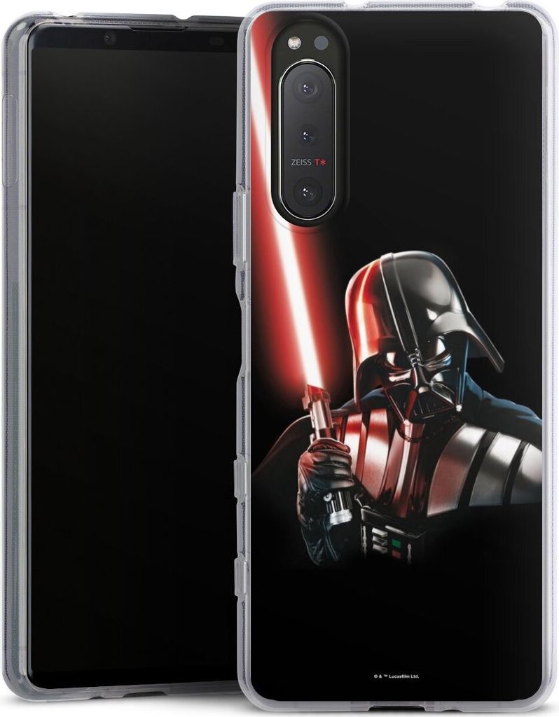 DeinDesign Handyhülle für Sony Xperia 5 II Silikon Hülle Case Smartphone Schutzhülle Darth Vader Fanartikel Star Wars