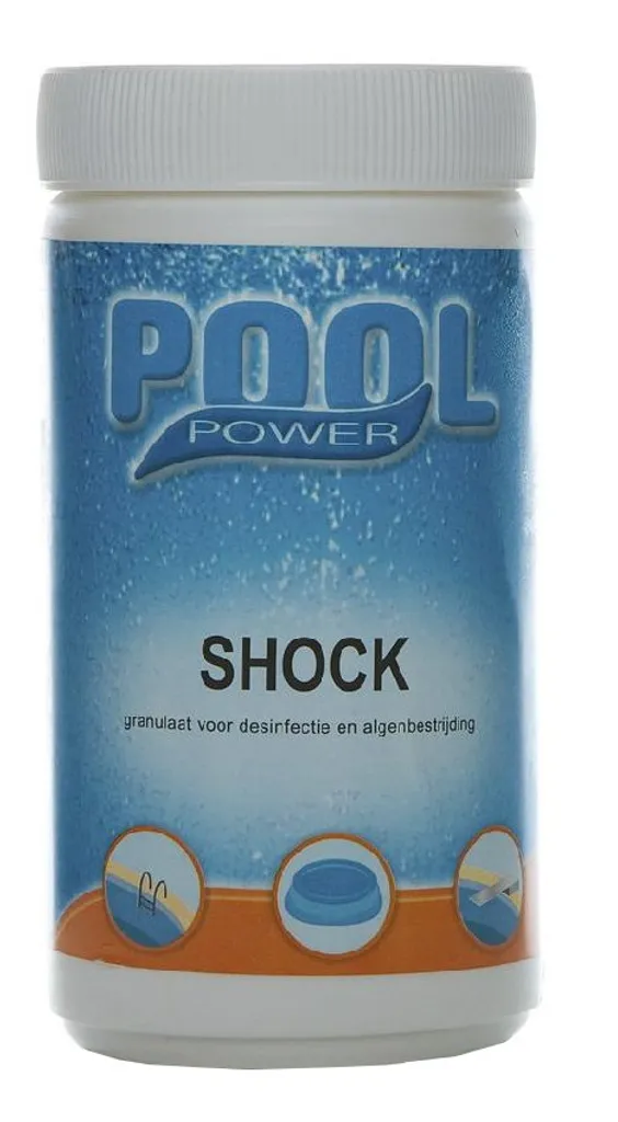 Chlore Choc Pool Power Shock 1kg en Granulés pour Traitement Curatif - 4