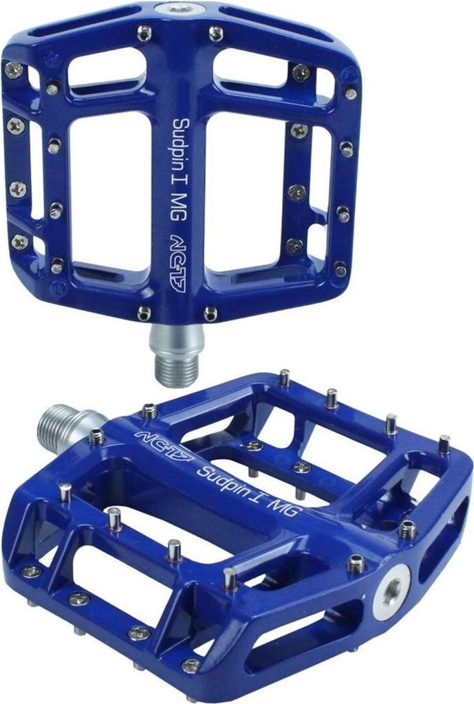 NC-17 Sudpin I MG S-Pro Plattform Pedalen MTB Freeride blau