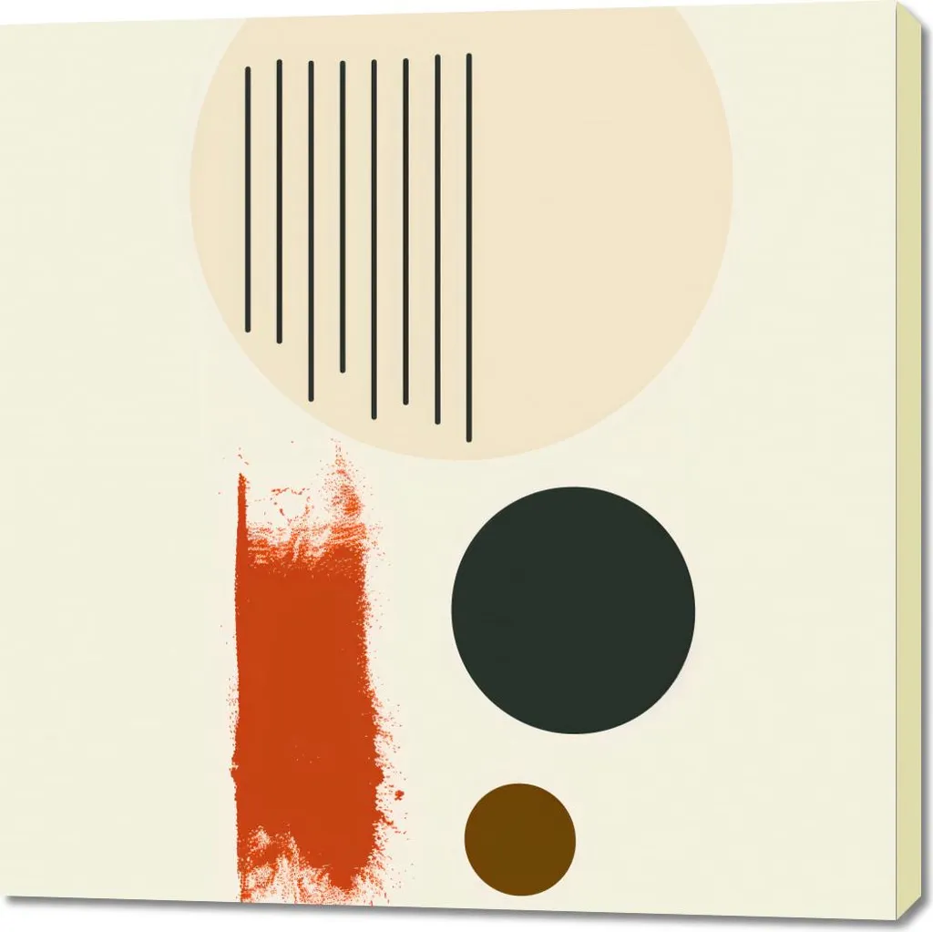 Corda Simmetrica 100x100 cm - Quadro Moderno Emozione Geometrica