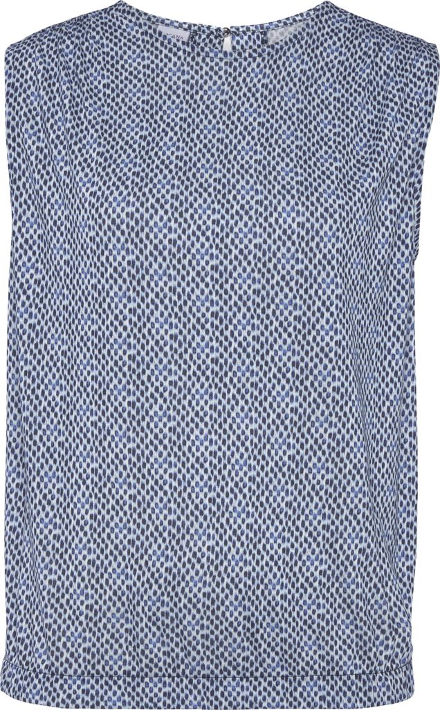 LASCANA Shirttop blau bedruckt Größe 44/46 Produktbild 
