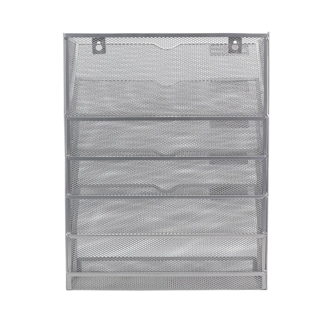 Support de dossiers mural vertical pour rangement bureau et tri courrier