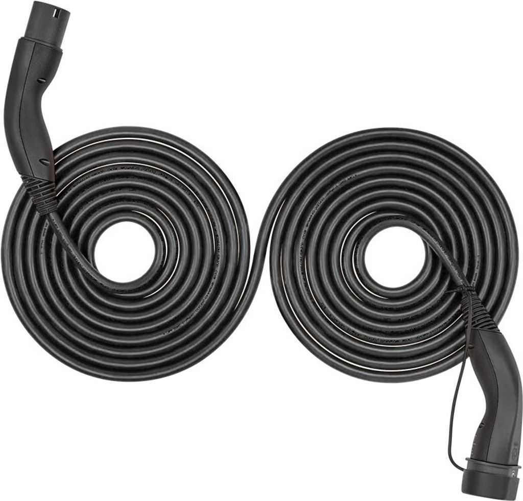 LAPP MOBILITY Selbstaufrollendes Ladekabel Typ 2, bis zu 22 kW, 7 m, schwarz - (5555934054) 32 A, 3-phasig, zum Laden von Hybrid- und Elektroautos ...