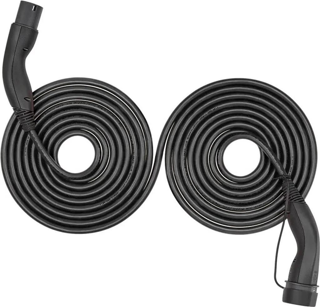 Câble de charge type 2 pour voiture électrique 22 kW triphasé 7 mètres