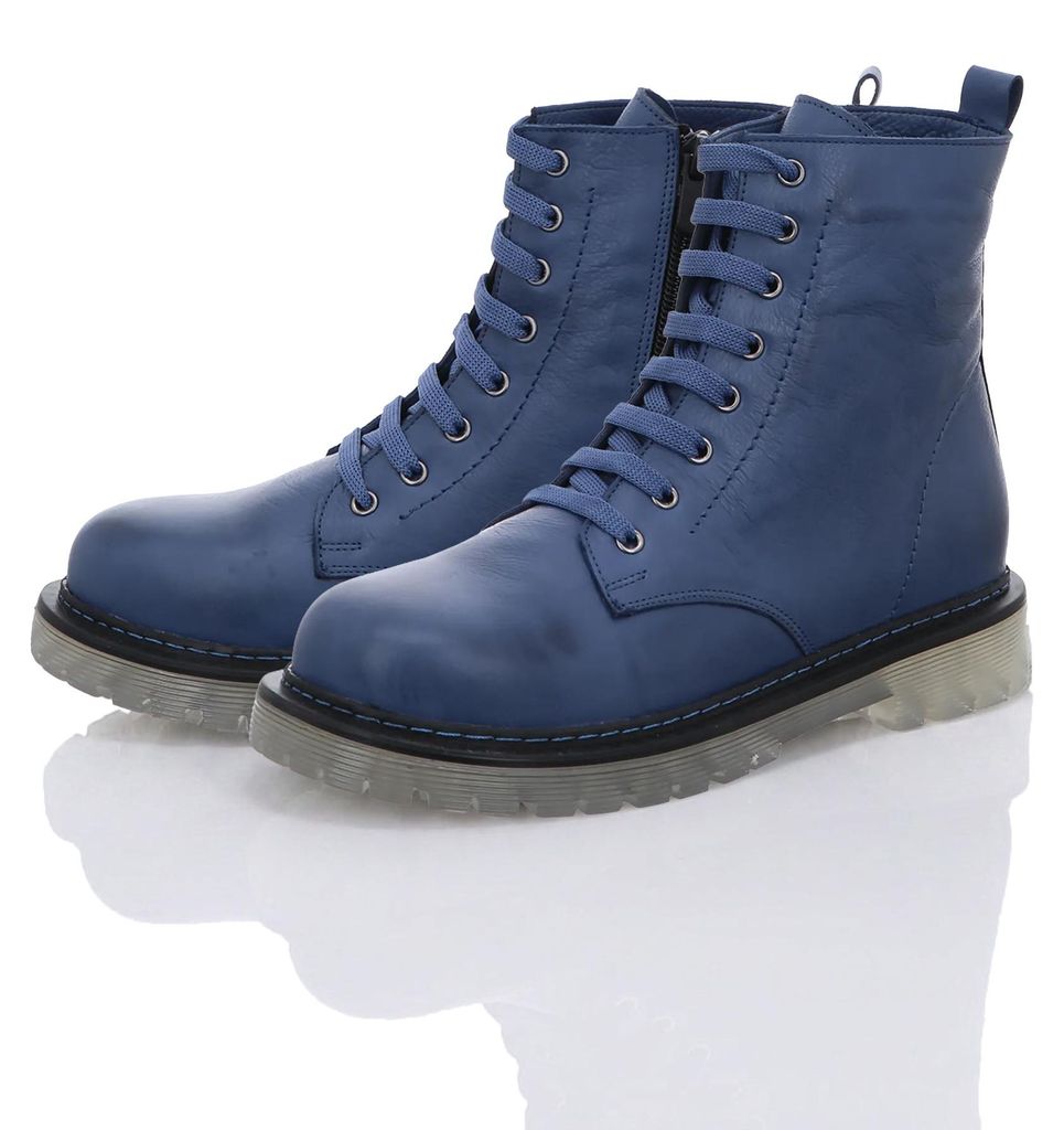 Gemini Damen Schnürboot blau Größe 37 Produktbild 