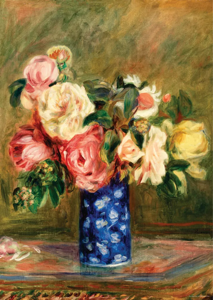Puzzle 1000 pièces Renoir Bouquet de Roses - Activité de Détente Zen
