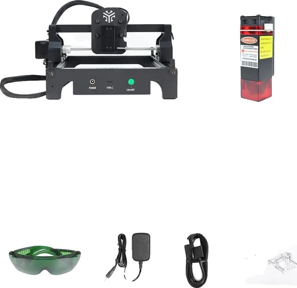 Graveur laser portable pour bois et cuir avec design convivial 3.5W