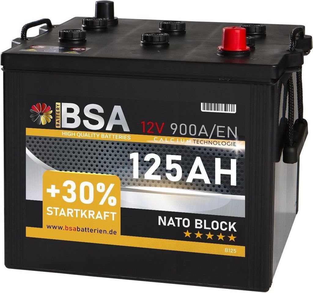 BSA LKW Batteie 125Ah 900AEN 12V Produktbild 