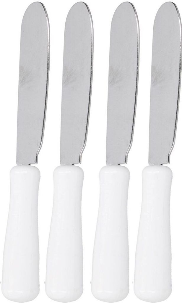 Buttermesser aus Stahl 10 cm 4 Stk. Produktbild 